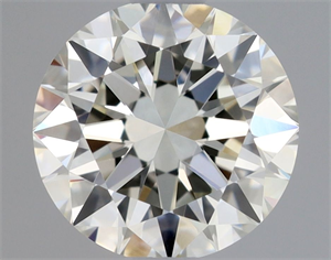 Picture of Natural Diamond 0.60 Carats, Round with Excellent Cut, J Color, VVS2 Clarity and Certified by GIA