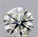 Natural Diamond 0.71 Carats, Round with Very Good Cut, M Color, VS2 Clarity and Certified by GIA