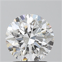 Natural Diamond 1.70 Carats, Round with Excellent Cut, E Color, VS2 Clarity and Certified by GIA