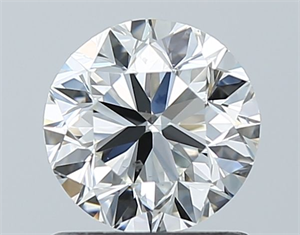 Picture of Natural Diamond 1.00 Carats, Round with Very Good Cut, H Color, SI1 Clarity and Certified by GIA
