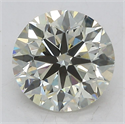 Lab Grown Diamond 3.01 Carats, Round with Excellent Cut, J Color, VS1 Clarity and Certified by IGI