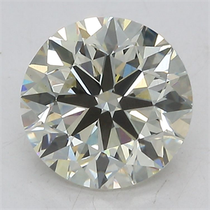 Picture of Lab Grown Diamond 3.01 Carats, Round with Excellent Cut, J Color, VS1 Clarity and Certified by IGI