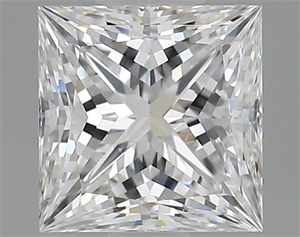 Picture of Natural Diamond 0.80 Carats, Princess with  Cut, D Color, VS2 Clarity and Certified by GIA