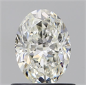 Natural Diamond 0.76 Carats, Oval with  Cut, I Color, VS1 Clarity and Certified by GIA