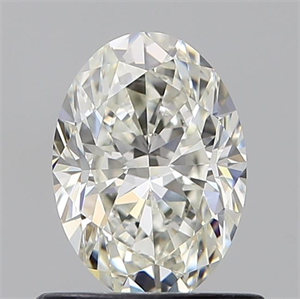 Picture of Natural Diamond 0.76 Carats, Oval with  Cut, I Color, VS1 Clarity and Certified by GIA
