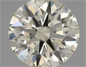 Natural Diamond 0.40 Carats, Round with Excellent Cut, K Color, SI1 Clarity and Certified by IGI