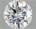 Lab Grown Diamond 2.55 Carats, Round with Ideal Cut, D Color, VVS2 Clarity and Certified by IGI