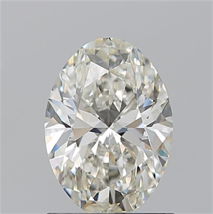 Picture of Natural Diamond 1.20 Carats, Oval with  Cut, J Color, VVS1 Clarity and Certified by GIA