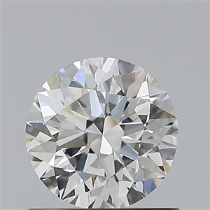 Foto Diamante Natural 0.80 quilates, Redondo , Color H, claridad IF y certificado GIA de