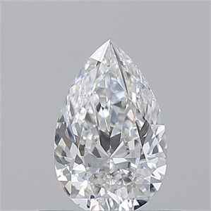 Picture of Natural Diamond 0.50 Carats, Pear with  Cut, F Color, VVS1 Clarity and Certified by GIA
