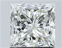 Diamante Natural 1.31 quilates, Princesa , Color J, claridad VS2 y certificado GIA
