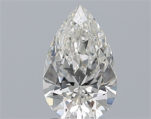 Picture of Natural Diamond 1.51 Carats, Pear with  Cut, H Color, SI2 Clarity and Certified by GIA
