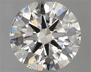 Picture of Natural Diamond 1.10 Carats, Round with Excellent Cut, H Color, SI2 Clarity and Certified by IGI