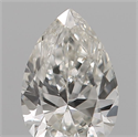 Natural Diamond 0.19 Carats, Pear with  Cut, H Color, SI1 Clarity and Certified by IGI