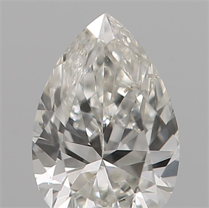 Picture of Natural Diamond 0.19 Carats, Pear with  Cut, H Color, SI1 Clarity and Certified by IGI