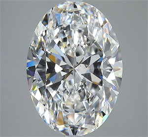 Picture of Natural Diamond 4.02 Carats, Oval with  Cut, F Color, VS2 Clarity and Certified by GIA