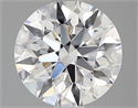 Del inventario de diamantes de laboratorio, 1.02 quilates, Redondo , Color D, claridad VVS2 y certificado IGI