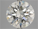 Natural Diamond 6.10 Carats, Round with Excellent Cut, I Color, VS1 Clarity and Certified by HRD