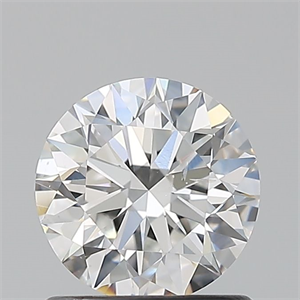 Picture of Natural Diamond 0.90 Carats, Round with Excellent Cut, E Color, SI1 Clarity and Certified by GIA