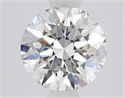 Lab Grown Diamond 1.55 Carats, Round with Excellent Cut, F Color, VS2 Clarity and Certified by IGI