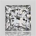 Natural Diamond 1.51 Carats, Princess with  Cut, I Color, VS1 Clarity and Certified by GIA