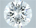 Natural Diamond 5.01 Carats, Round with Excellent Cut, I Color, VVS2 Clarity and Certified by GIA