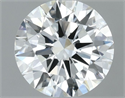 Natural Diamond 0.50 Carats, Round with Excellent Cut, H Color, VVS1 Clarity and Certified by IGI
