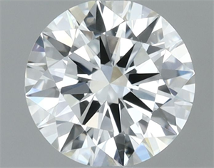 Picture of Natural Diamond 0.50 Carats, Round with Excellent Cut, H Color, VVS1 Clarity and Certified by IGI