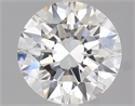 Natural Diamond 2.01 Carats, Round with Excellent Cut, D Color, SI1 Clarity and Certified by GIA