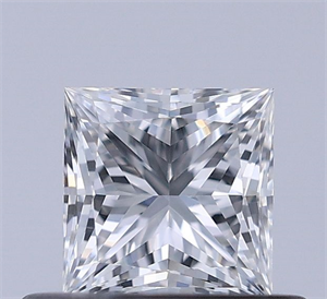 Foto Diamante Natural 0.51 quilates, Princesa , Color D, claridad VVS2 y certificado GIA de