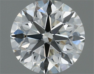 Picture of Natural Diamond 0.50 Carats, Round with Excellent Cut, H Color, VVS2 Clarity and Certified by IGI