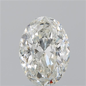 Picture of Natural Diamond 1.70 Carats, Oval with  Cut, I Color, SI2 Clarity and Certified by GIA