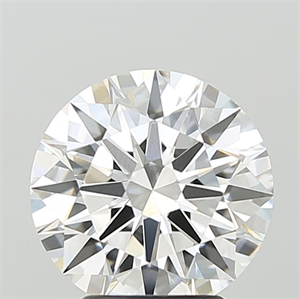 Picture of Lab Grown Diamond 3.09 Carats, Round with Ideal Cut, F Color, VVS1 Clarity and Certified by IGI