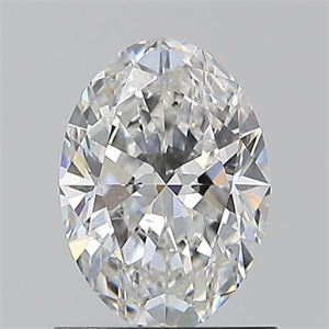 Foto Diamante Natural 0.90 quilates, Ovalado , Color F, claridad SI1 y certificado GIA de