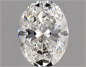 Diamante Natural 0.55 quilates, Ovalado , Color F, claridad VS1 y certificado GIA