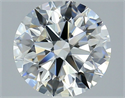 Natural Diamond 2.82 Carats, Round with Excellent Cut, H Color, VVS2 Clarity and Certified by GIA