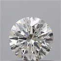 Natural Diamond 0.70 Carats, Round with Excellent Cut, H Color, VS2 Clarity and Certified by IGI