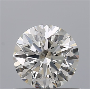 Picture of Natural Diamond 0.70 Carats, Round with Excellent Cut, H Color, VS2 Clarity and Certified by IGI
