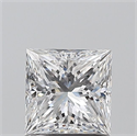 Diamante Natural 1.01 quilates, Princesa , Color D, claridad VS1 y certificado GIA