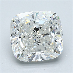 Foto Diamante Natural 3.02 quilates, Del cojín , Color G, claridad SI1 y certificado GIA de