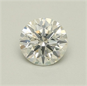 Natural Diamond 0.80 Carats, Round with Excellent Cut, I Color, SI2 Clarity and Certified by GIA