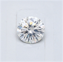 Diamante Natural 0.42 quilates, Redondo , Color F, claridad I1 y certificado GIA