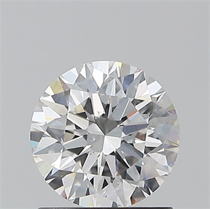 Picture of Natural Diamond 1.05 Carats, Round with Excellent Cut, D Color, SI2 Clarity and Certified by GIA