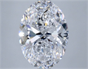 Diamante Natural 2.01 quilates, Ovalado , Color D, claridad SI1 y certificado GIA