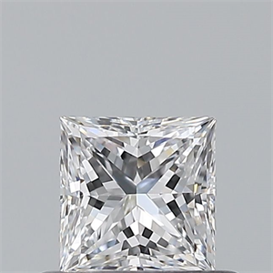 Picture of Natural Diamond 0.50 Carats, Princess with  Cut, D Color, VVS1 Clarity and Certified by GIA