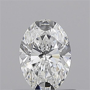 Picture of Natural Diamond 0.51 Carats, Oval with  Cut, D Color, VVS2 Clarity and Certified by GIA