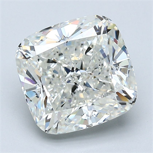 Foto Diamante Natural 3.50 quilates, Del cojín , Color I, claridad SI2 y certificado GIA de