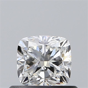 Foto Diamante Natural 0.51 quilates, Del cojín , Color G, claridad VVS2 y certificado GIA de