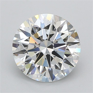 Picture of Lab Grown Diamond 3.00 Carats, Round with Excellent Cut, D Color, VVS1 Clarity and Certified by GIA
