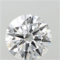 Lab Grown Diamond 3.09 Carats, Round with Ideal Cut, F Color, VVS2 Clarity and Certified by IGI